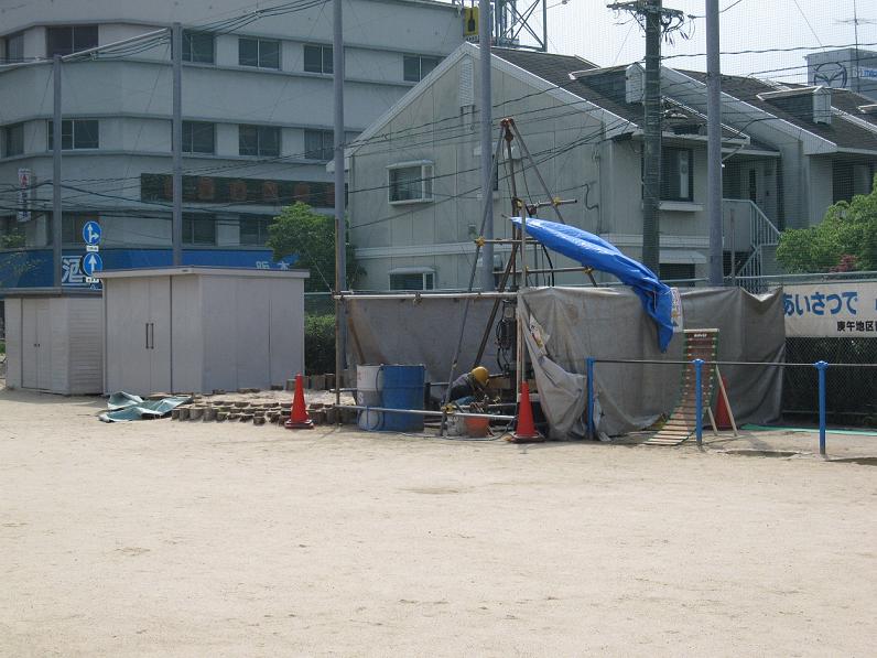 地質調査-その2(小学校・校庭）