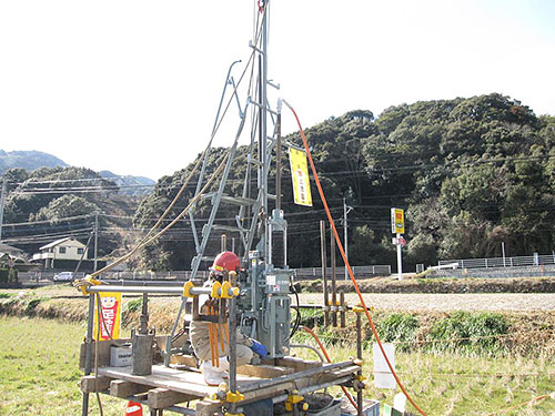 地質調査状況