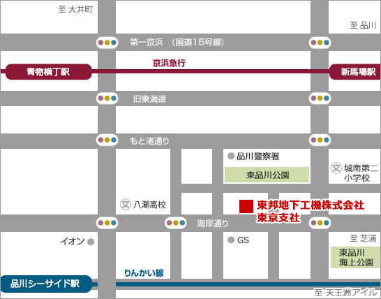 東京支社地図